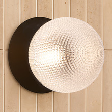 Lassie Diamond Cut Glass Warm White LED Outdoor Wall Light